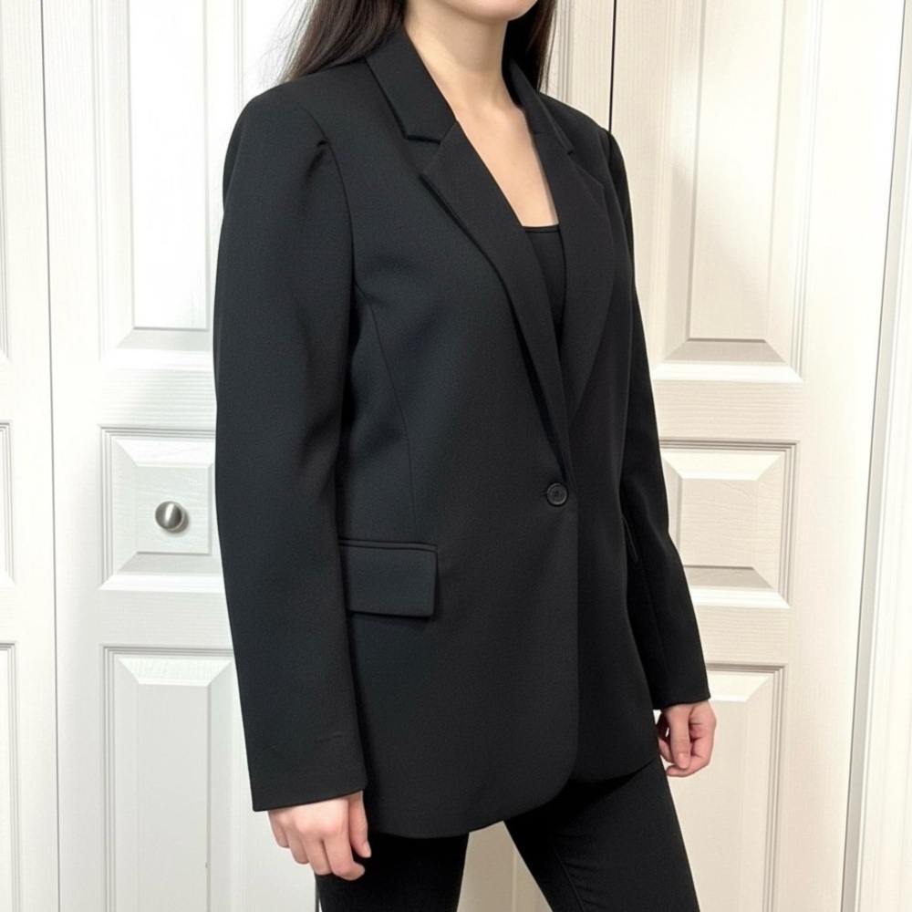 NWT MEXX Essentials Relax Fit Twill Knit Blazer
